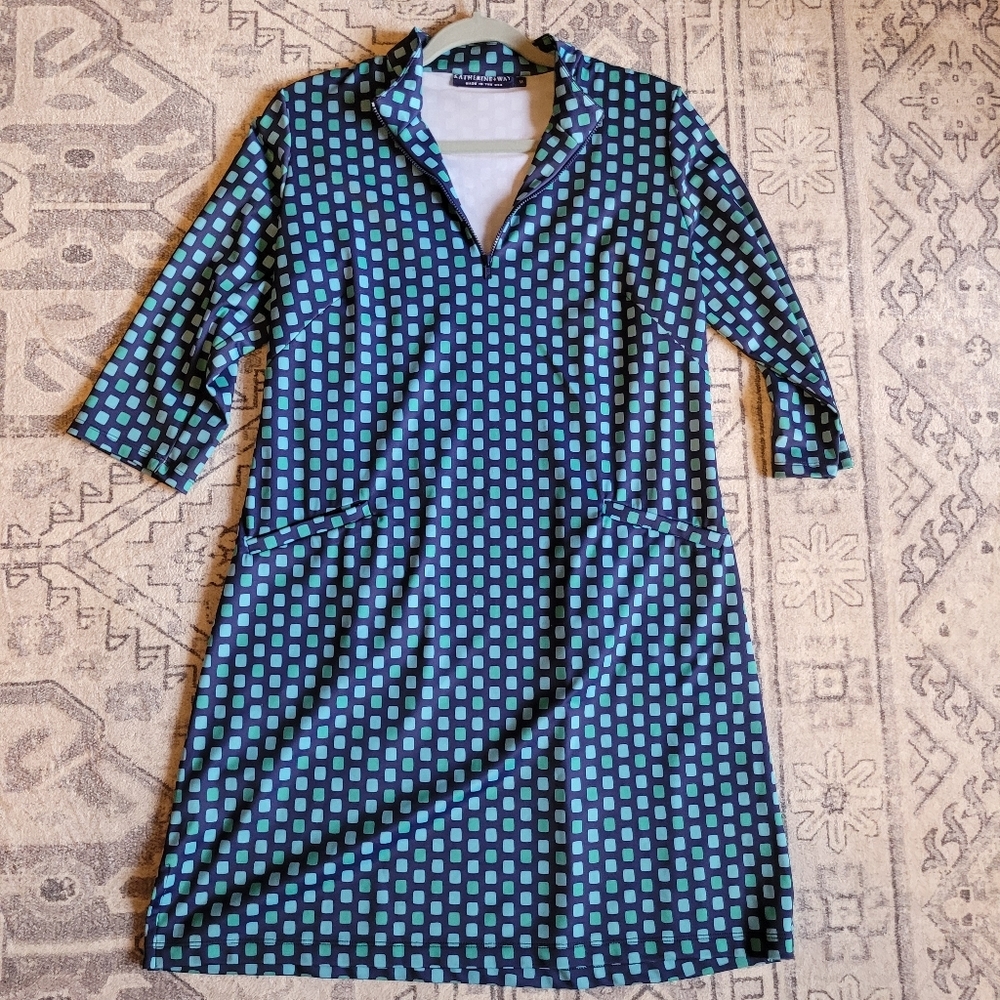Katherine Way Links Midi Dress--- Women's Size Medium